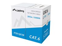 LANBERG LCF6-11CU-0305-S FTP stranded cable CU cat. 6 305m gray