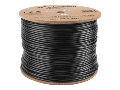LANBERG LCU5-21CU-0305-BK UTP stranded cable CU OUTDOOR cat. 5e 305m Black