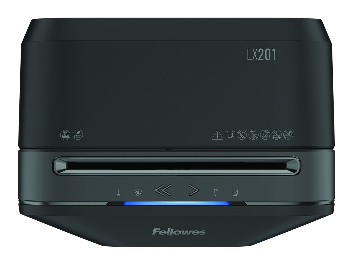 FELLOWES Powershred LX201 Micro-Cut Shredder 230V EU Black