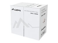 LANBERG LAN cable UTP cat.5e 305m red solid CU fluke