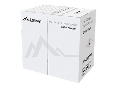 LANBERG LAN cable UTP cat.5e 305m orange solid CU fluke