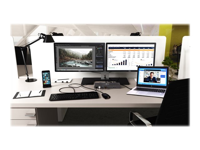 I-TEC USB 3.0/USB-C Dualdock 1x 5K 2x 4K 60Hz 2x HDMI 2x DP 1x GLAN 6x USB 3.0 1x Audio/Mic Jack Kensington kompatible with TB 3