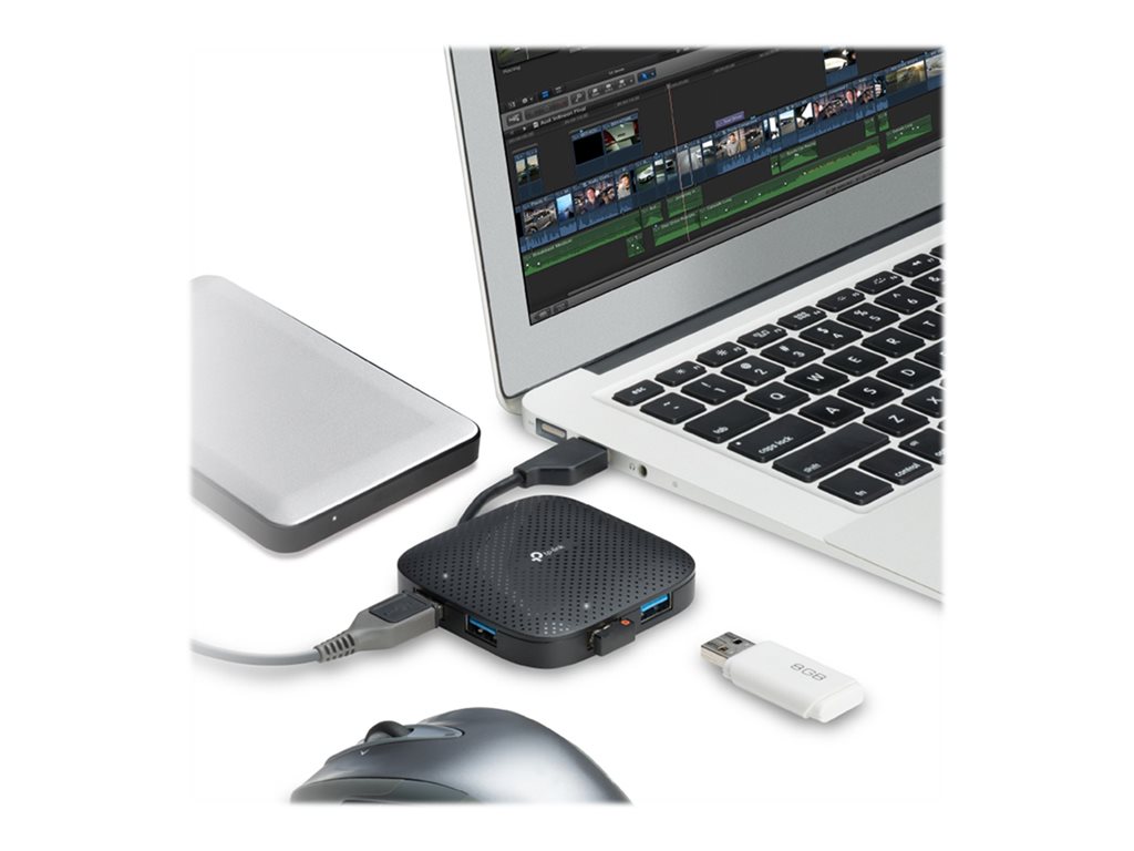 TP-LINK 4 ports USB 3.0 portable no power adapter needed