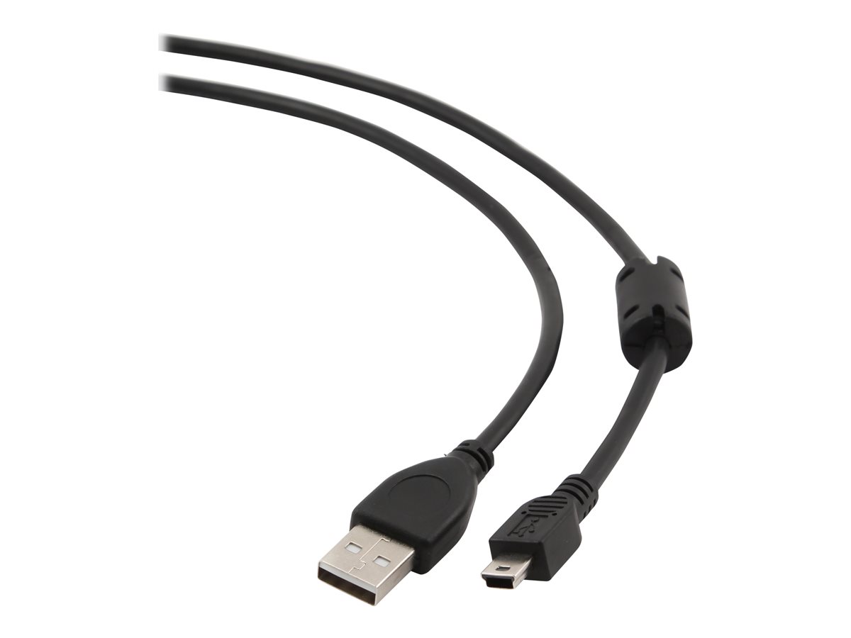 GEMBIRD CCF-USB2-AM5P-6 USB 2.0 A- MINI 5PM 1.8m cable with ferrite core