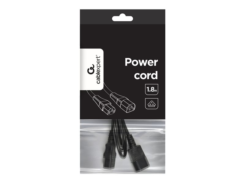 GEMBIRD PC-189-VDE power extension cable C13 C14 1.8m