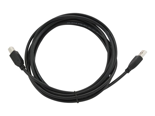 GEMBIRD CCP-USB2-AMBM-10 USB 2.0 A- B 3m cable black color