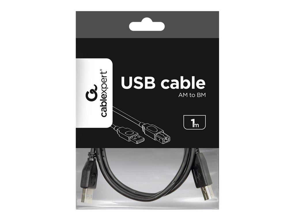 GEMBIRD CCP-USB2-AMCM-1M USB 2.0 cable to type-C AM/CM 1m black