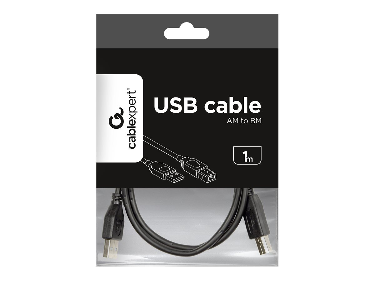 GEMBIRD CCP-USB2-AMCM-1M USB 2.0 cable to type-C AM/CM 1m black