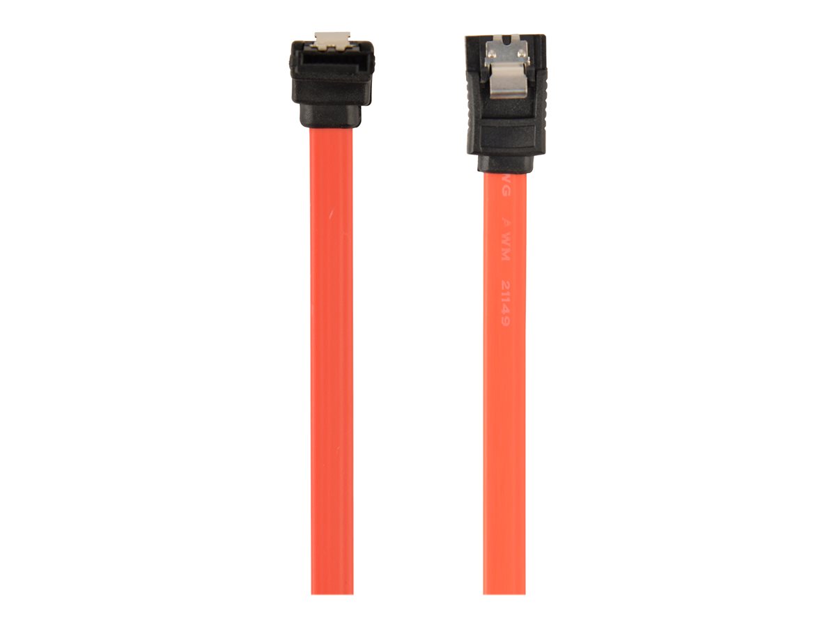GEMBIRD CC-SATAM-DATA90-0.3M Serial ATA III 30 cm Data Cable with 90 degree bent metal clips red