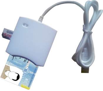USB PC SC SMART CARD READER N68 WHITE