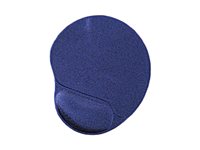 GEMBIRD MP-GEL-B Gel mouse pad with wrist rest navy blue
