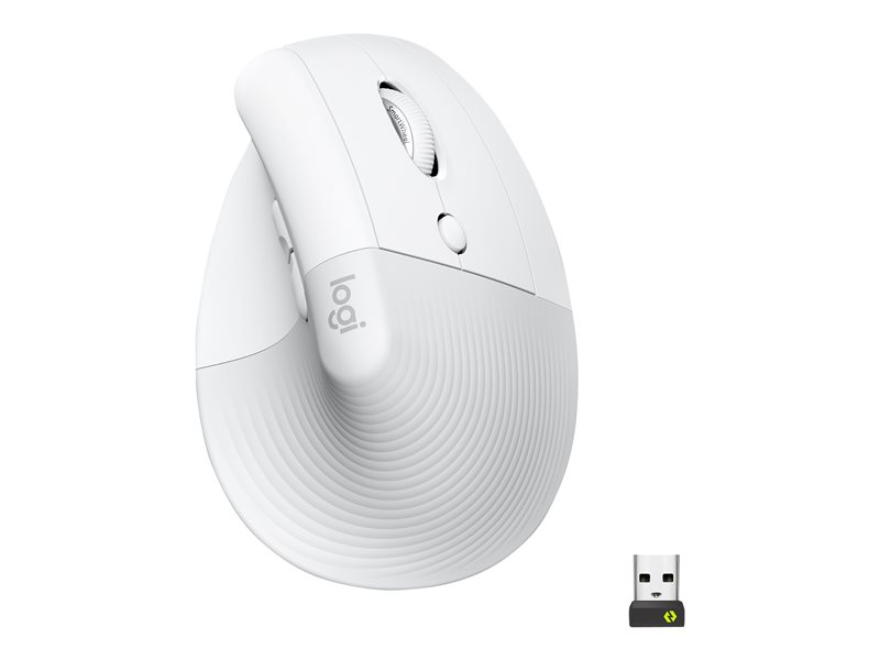 LOGITECH Lift Vertical Ergonomic Mouse Vertical mouse ergonomic optical 6 buttons wireless Bluetooth 2.4 GHz Bolt USB