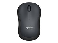 LOGITECH M220 Silent Mouse optical 3 buttons wireless 2.4 GHz USB wireless receiver charcoal