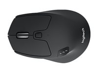 LOGITECH M720 Triathlon Mouse right-handed optical 7 buttons wireless Bluetooth 2.4 GHz USB wireless receiver