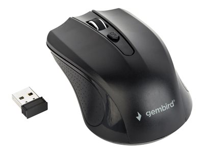 GEMBIRD MUSW-4B-04 Wireless optical mouse 1600DPI nano USB black