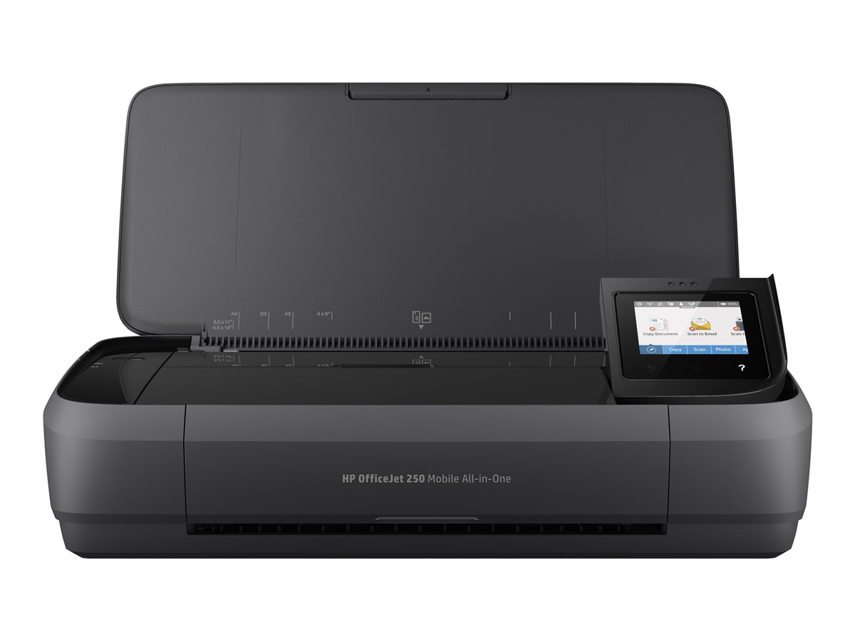 HP Officejet 250 Mobile All-in-One MFP colour inkjet A4 8ppm Copy 10ppm Print 50sheets USB Wi-Fi