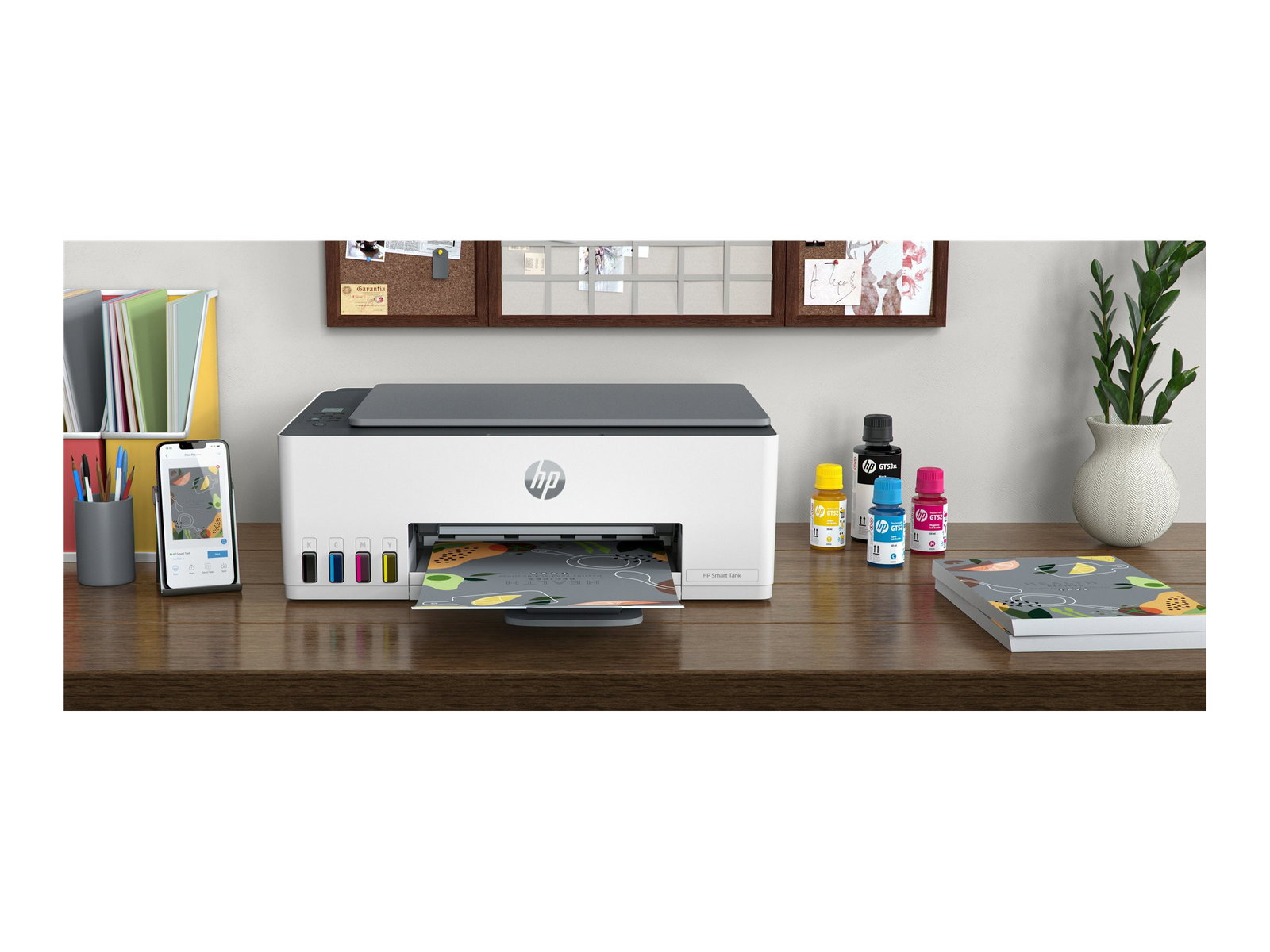 HP Smart Tank 580 AiO Print Scan Copy 12/5ppm Printer