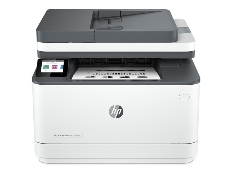 HP LaserJet Pro MFP 3102fdn MFP Mono laser A4 33ppm Copy 33ppm Print 250sheets USB LAN