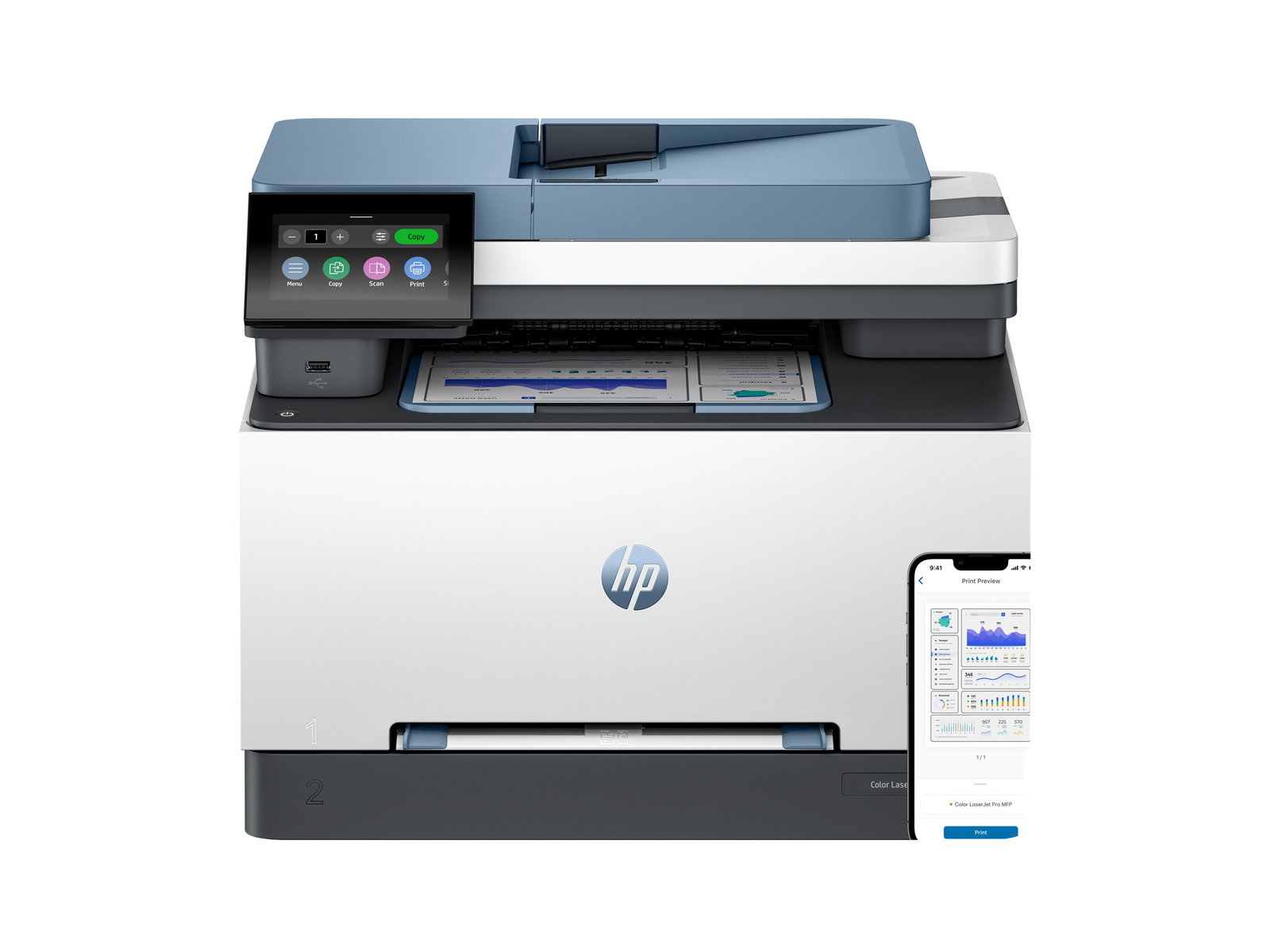 HP Color LaserJet Pro MFP 3302fdw Multifunction printer 216x356mm A4 25ppm 250 Sheets LAN USB 2.0 Wi-Fi