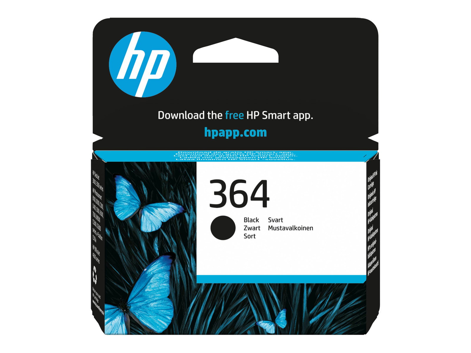 HP 364 Ink black Vivera (UK) Photosmart C5380 C6380 D5460 Photosmart B8550