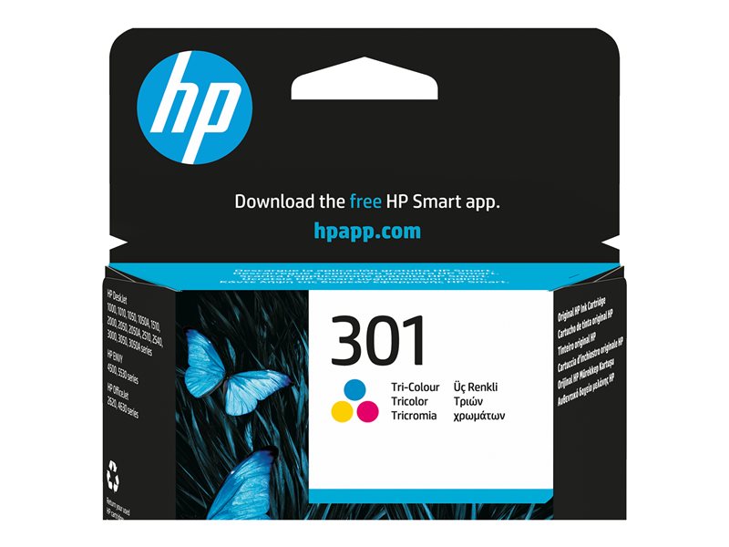 HP 301 ink color DeskJet 1050 2050 All-in-One Printer