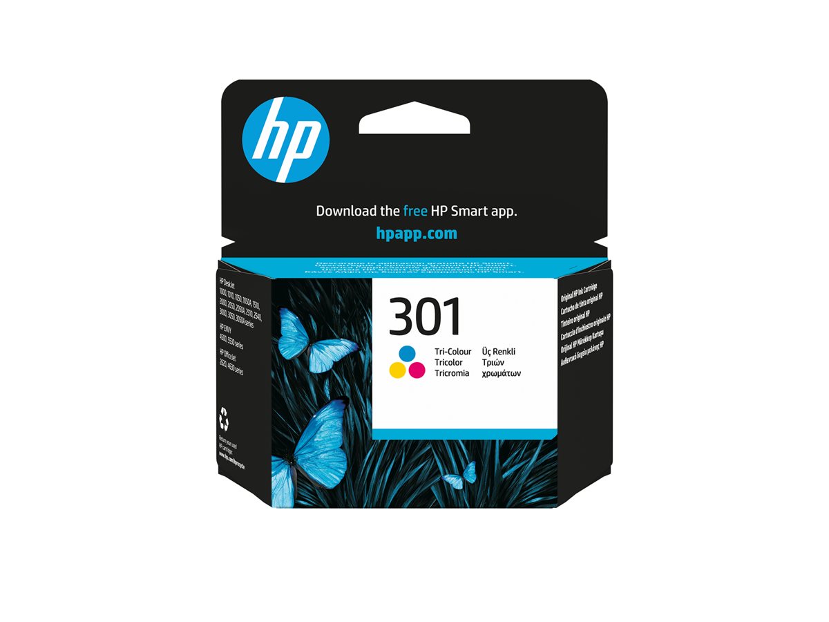 HP 301 ink color DeskJet 1050 2050 All-in-One Printer