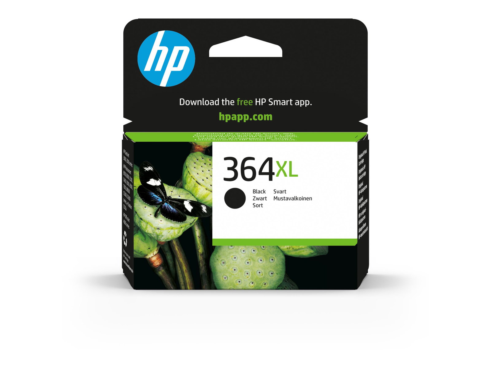 HP 364XL ink black Photosmart C5380 C6380 D5460 Photosmart B8550 (EN)
