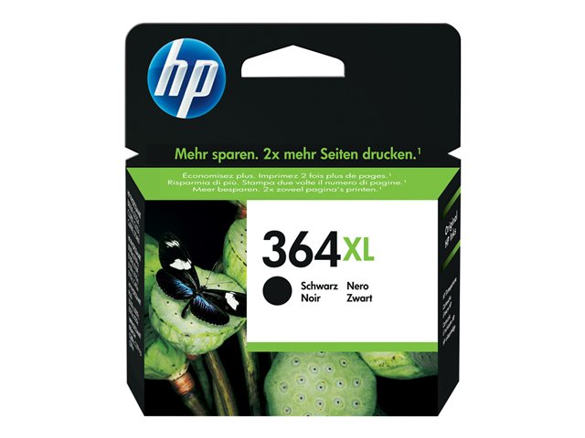 HP 364XL ink black Photosmart C5380 C6380 D5460 Photosmart B8550 (EN)