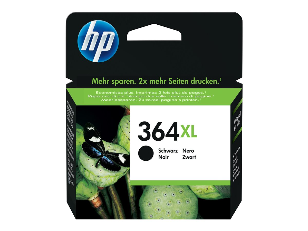 HP 364XL ink black Photosmart C5380 C6380 D5460 Photosmart B8550 (EN)