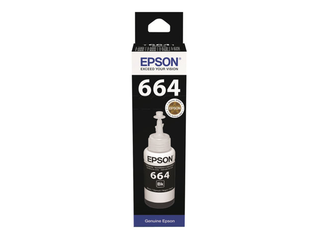 EPSON T6641 BLACK INK BOTTLE 70ML