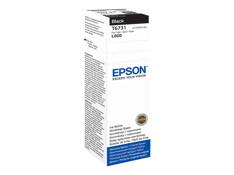 EPSON T6731 BLACK INK BOTTLE 70ML