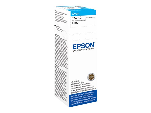 EPSON T6732 CYAN INK BOTTLE 70ML