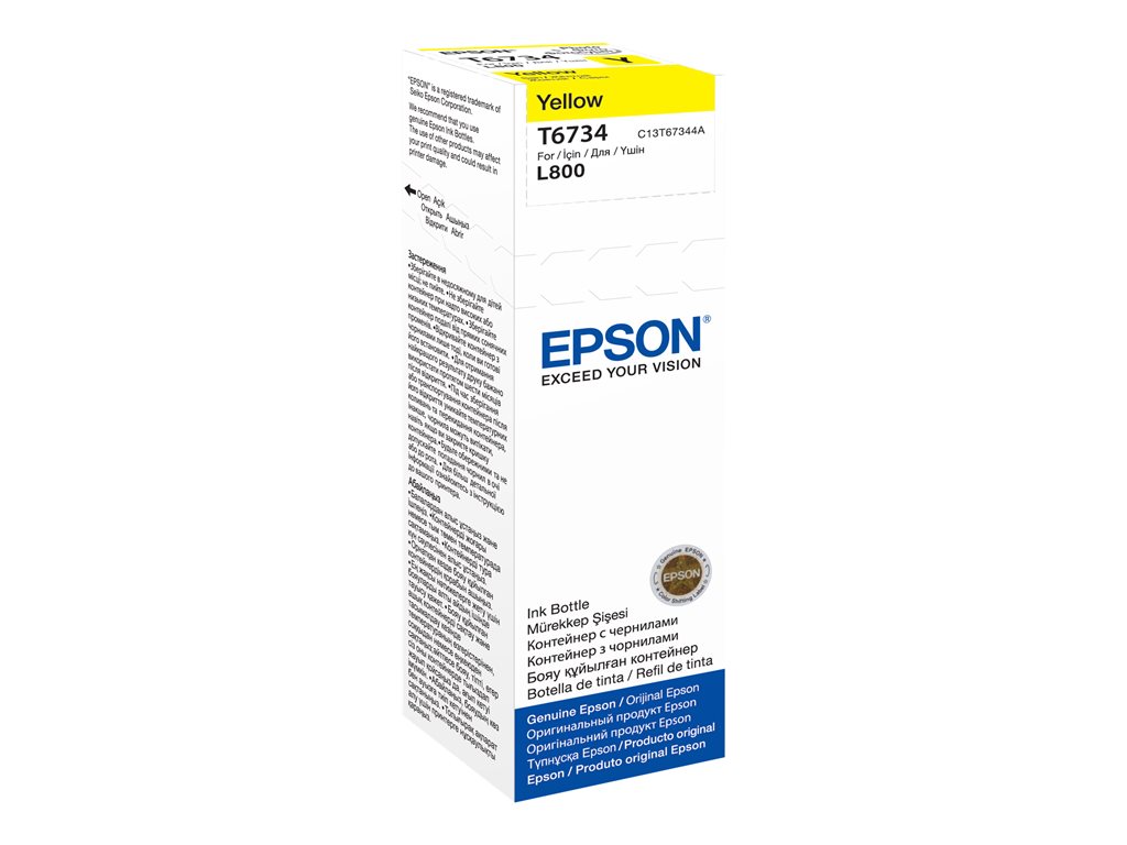 EPSON T6734 YELLOW INK BOTTLE 70ML