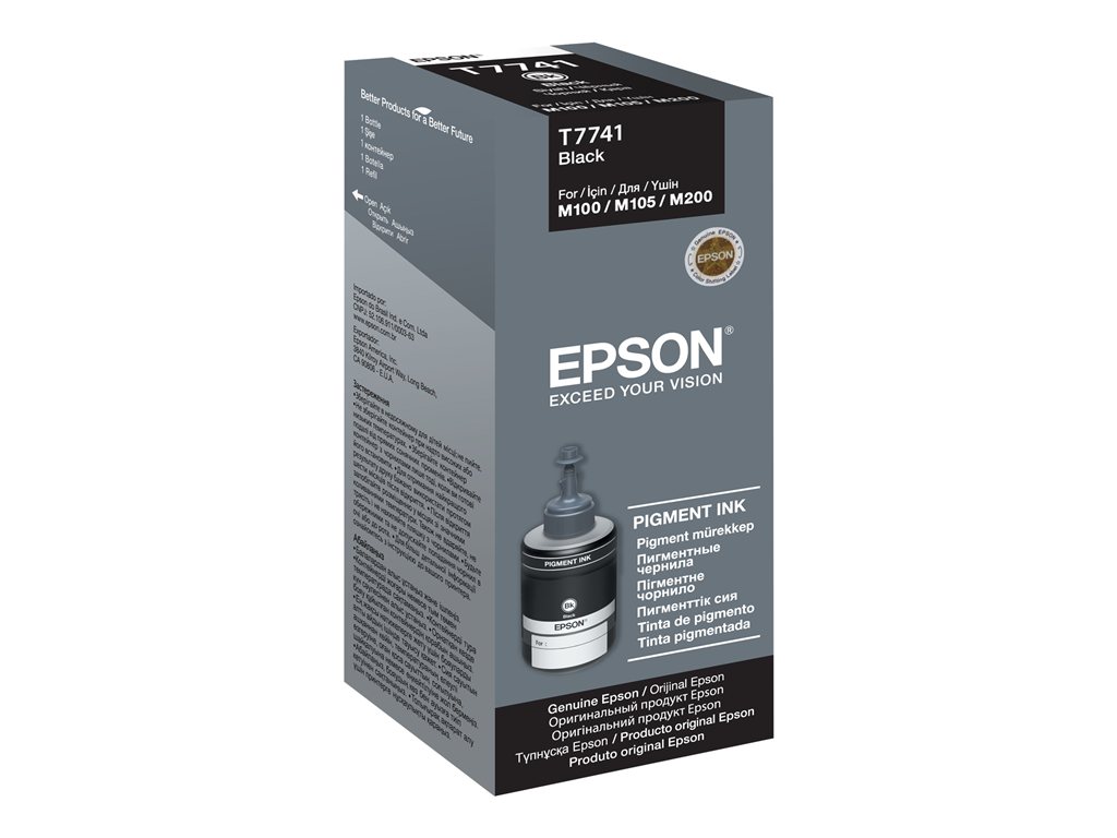 EPSON T7741 Pigment Black ink bottle 140ml