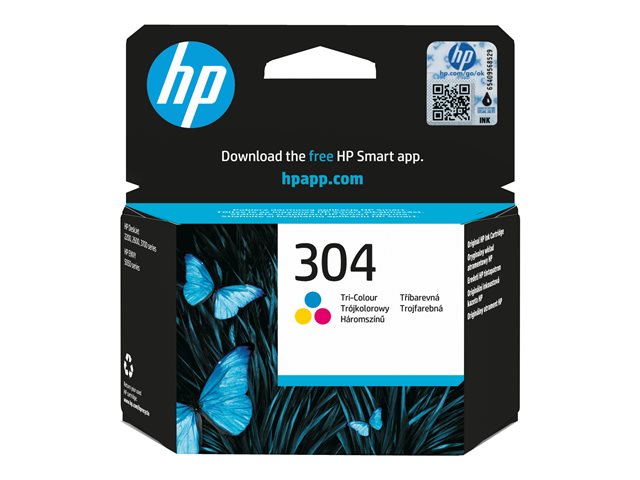 HP 304 Tri-color Ink Cartridge