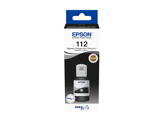 EPSON 112 EcoTank Pigment Black ink bottle