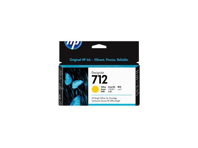 HP 712 29-ml Yellow DesignJet Ink Cartridge