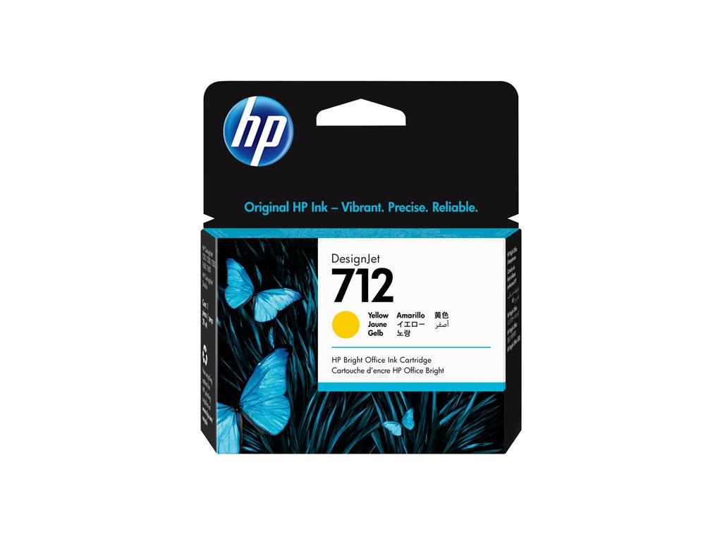 HP 712 29-ml Yellow DesignJet Ink Cartridge