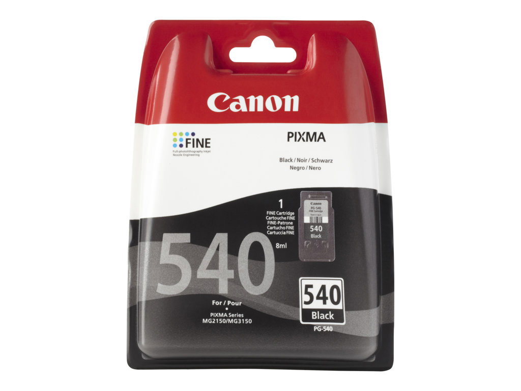 CANON PG-540 Black Ink Cartridge 180P