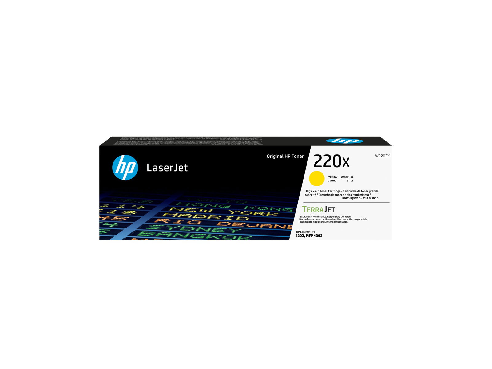 HP 220X Yellow Original LaserJet Toner Cartridge