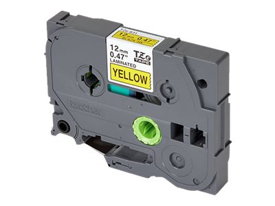 BROTHER TZE631 tape cassette 12mm8m yellow black for P-touch 200 300 500 series