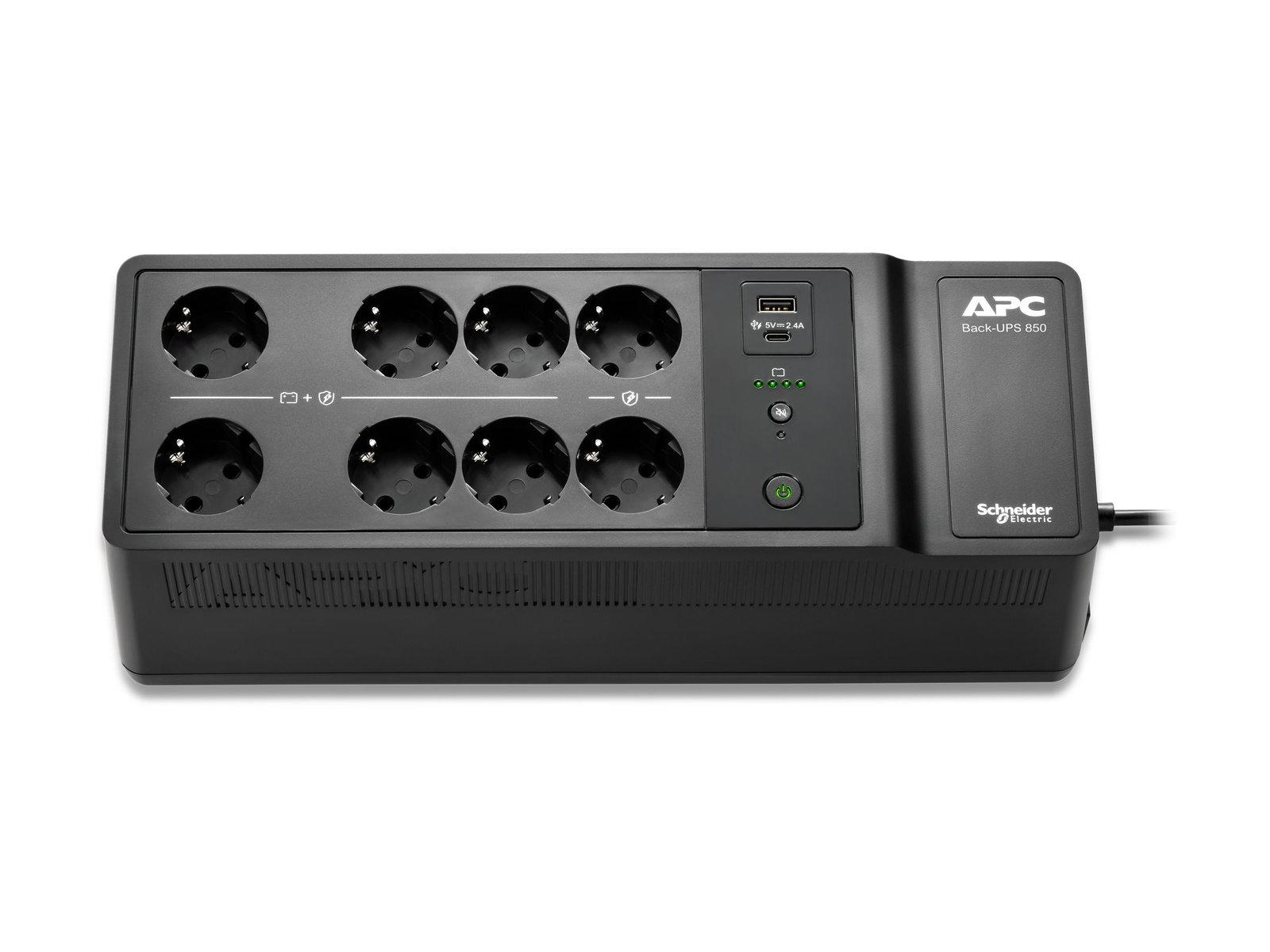 APC Back-UPS BE850G2-GR UPS AC 230V 520Watt 850VA output connectors 8 Black