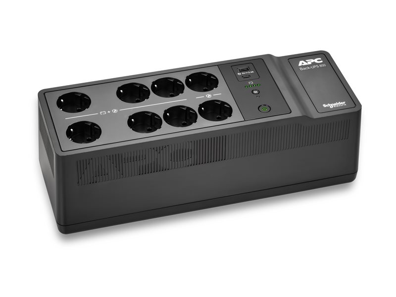 APC Back-UPS BE850G2-GR UPS AC 230V 520Watt 850VA output connectors 8 Black