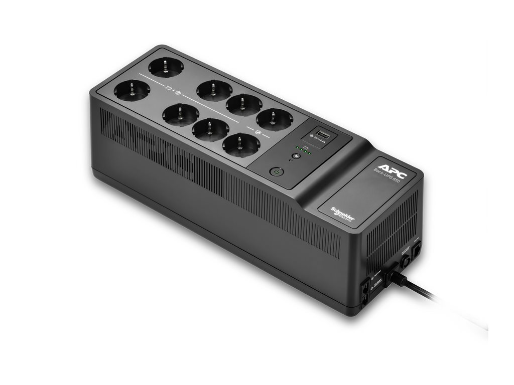 APC Back-UPS BE650G2-GR UPS AC 230V 400Watt 650VA output connectors 8 Black