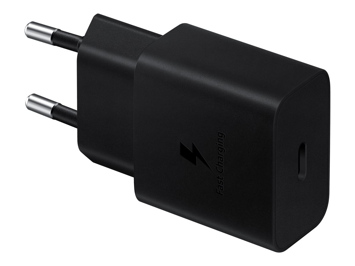 SAMSUNG Power Adapter 15W USB-C without Cable Black