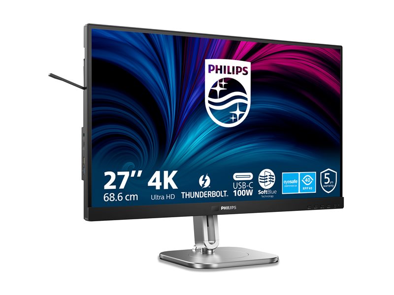 PHILIPS 27B2U6903/00 Monitor 27inch UHD LED 16:9 IPS 75Hz 2xHDMI 2.0 DP 1.4 USB-C 3.2 Gen2