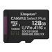 KINGSTON 128GB micSDXC Canvas Select Plus Gen3 150R A1 Single Pack w/o ADP