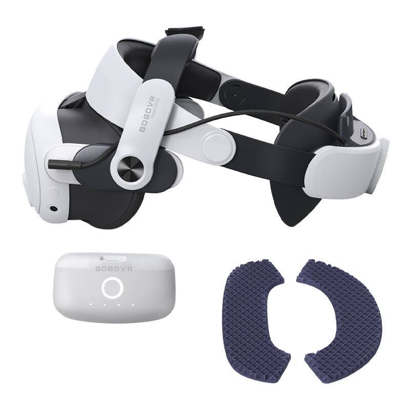 BOBOVR M3 Pro Head Strap + Battery pack for Oculus Quest 3 Quest 3S
