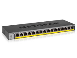 16-PORT POE/POE+GB UNMGD SWITCH - 76W