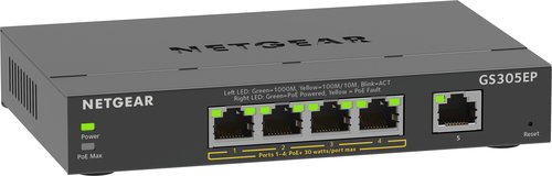 5-PORT 1G POE+ SWITCH 62WATT - SMART MGD PLUS